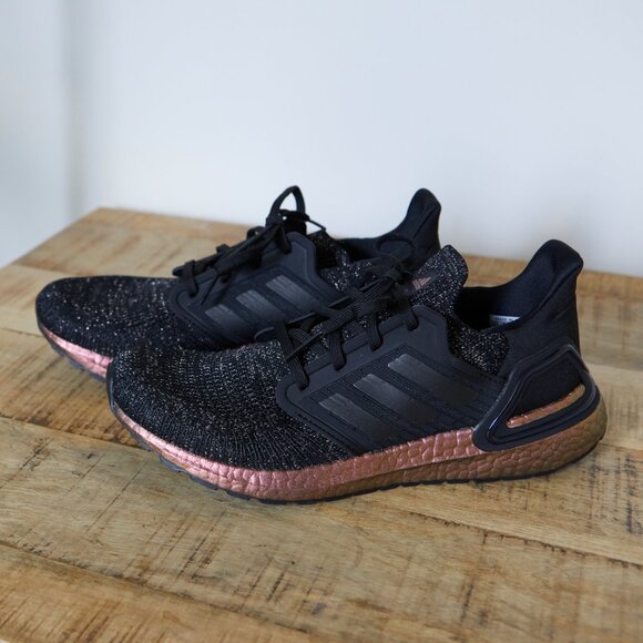 Adidas Ultraboost 20 Women’s Black Signal Pink Running Shoe {Size 10-11} NIB - Picture 6 of 8